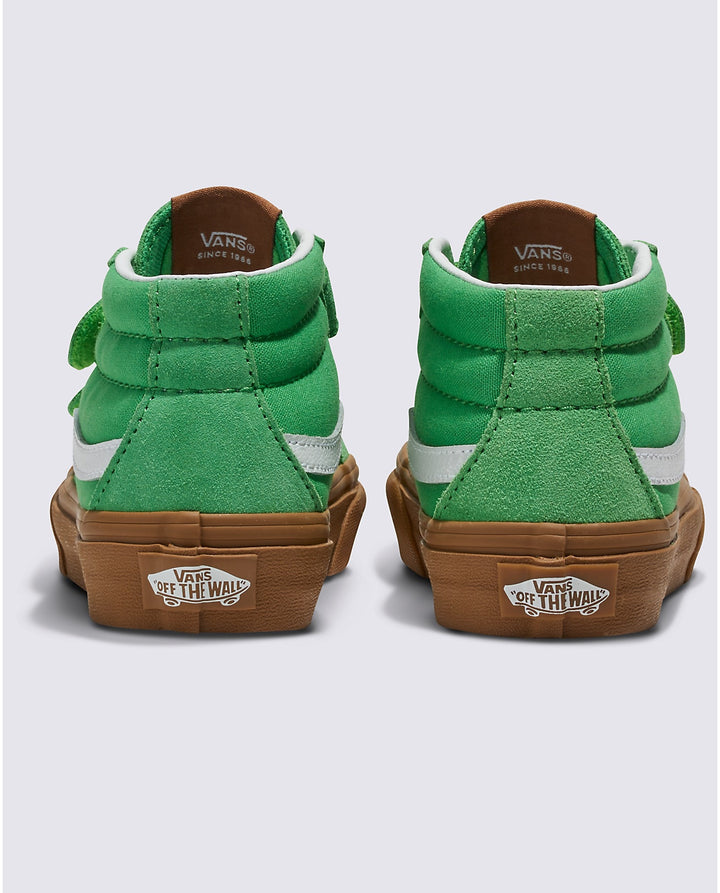 Vans Sk8-Mid Reissue Velcro (Youth) | Gum Green