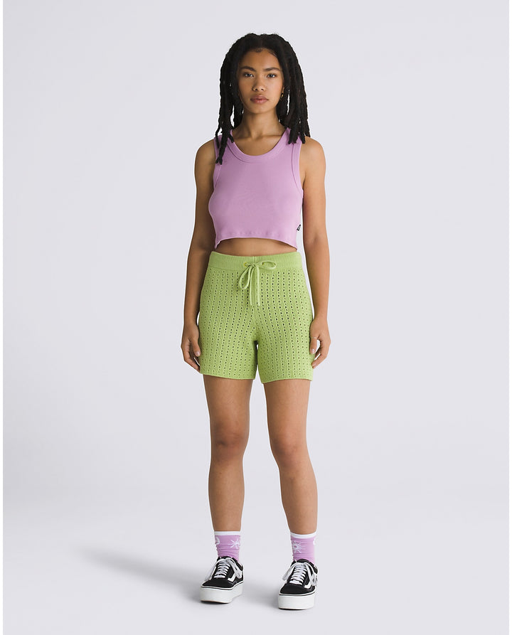 Vans Womens Morrison Sweater Short | Leaf Green