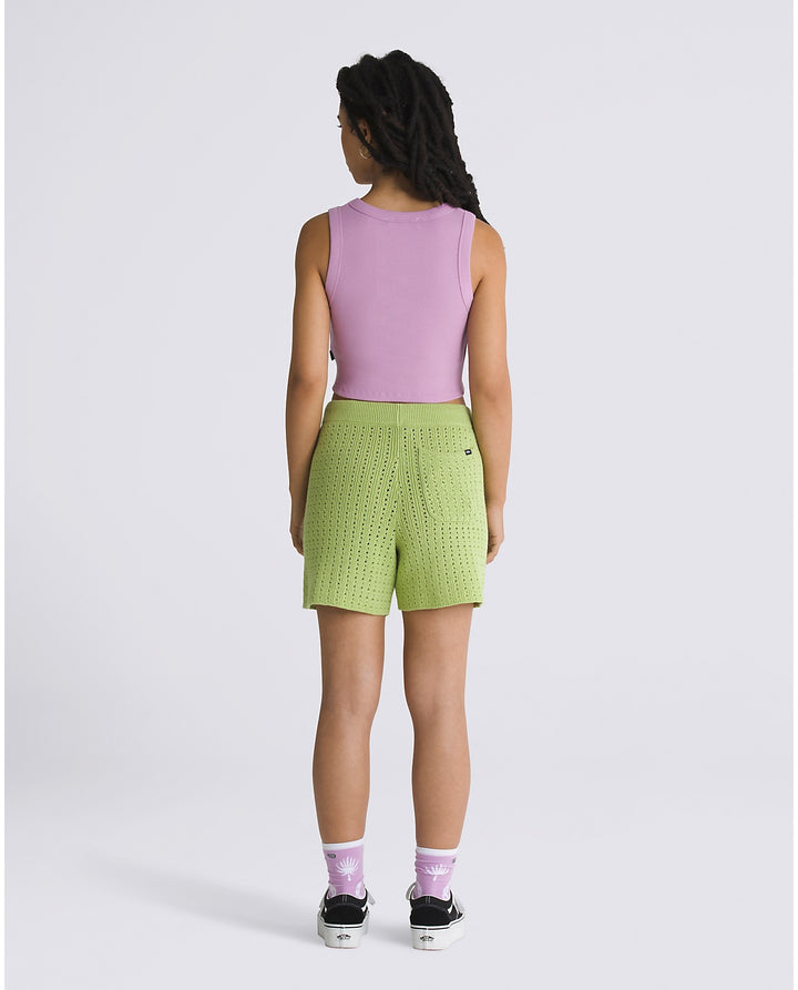Vans Womens Morrison Sweater Short | Leaf Green