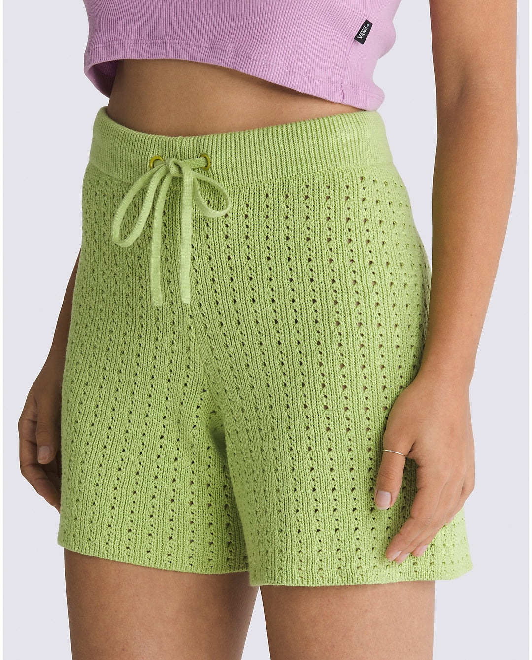 Vans Womens Morrison Sweater Short | Leaf Green