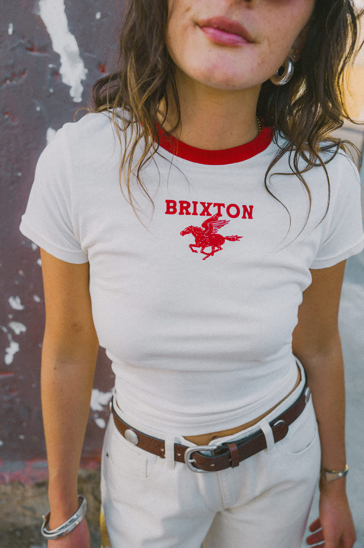 Brixton Pegasus Slim Crew Tee (Women&