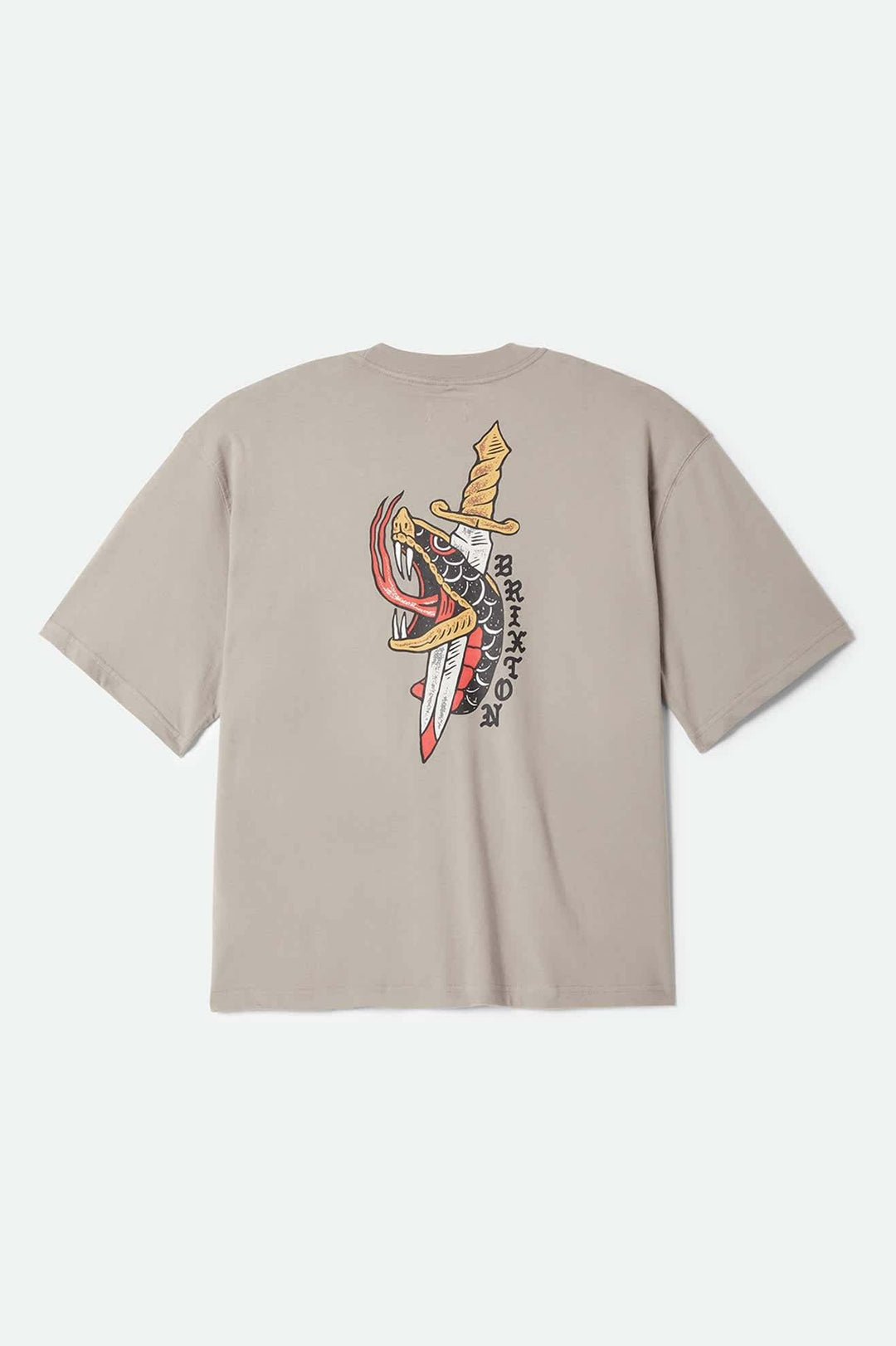 Brixton Sword Short Sleeve Boxed Crop Tee (Men&