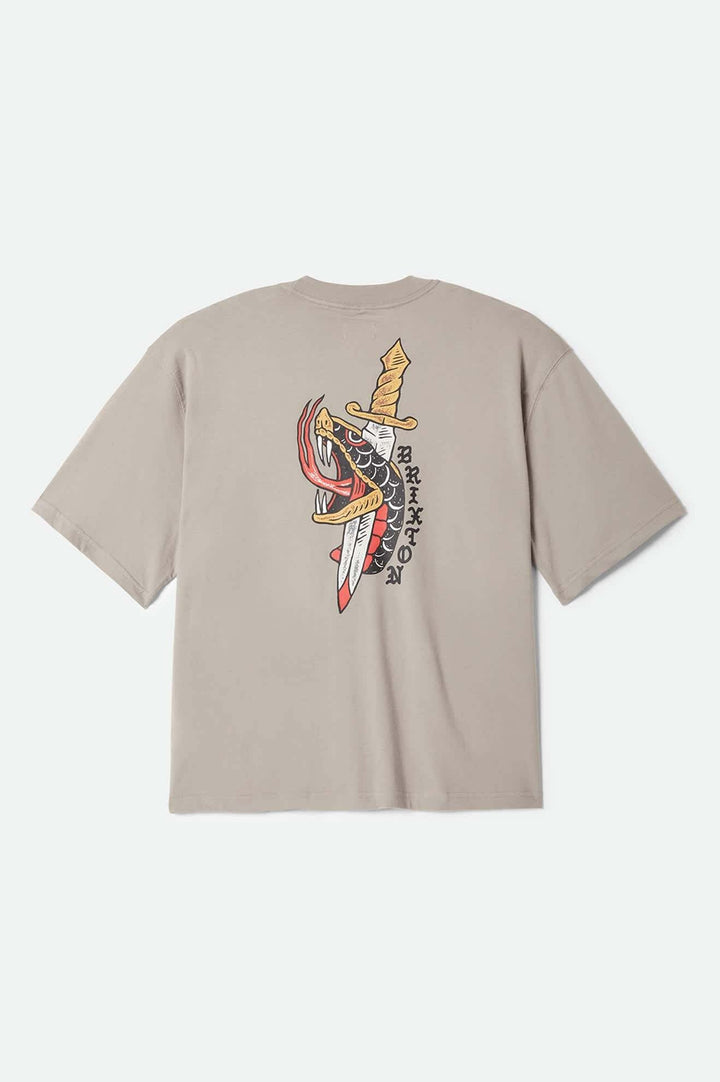 Brixton Sword Short Sleeve Boxed Crop Tee (Men&