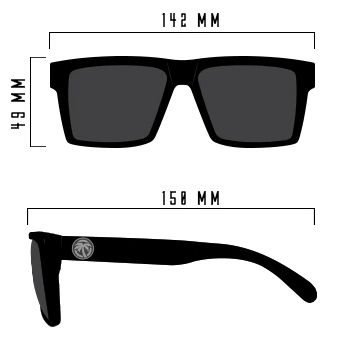Heatwave Vise Z87 Galaxy Blue Polarized Lens