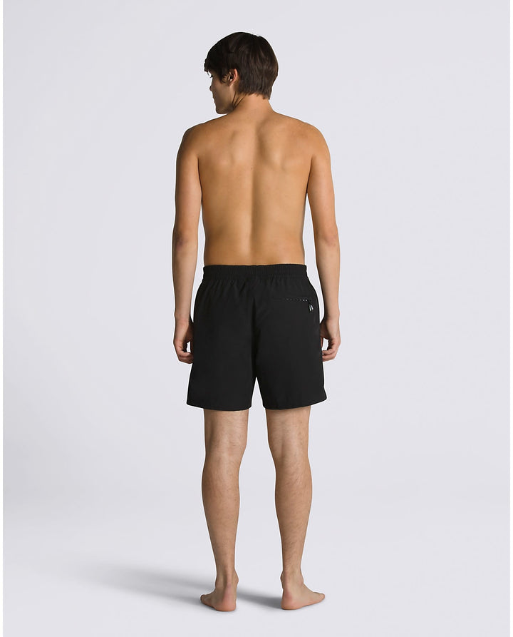 Vans Primary Solid Elastic Boardshort (Mens) | Black