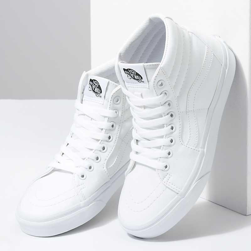 Vans Sk8-Hi Unisex Shoes | True White