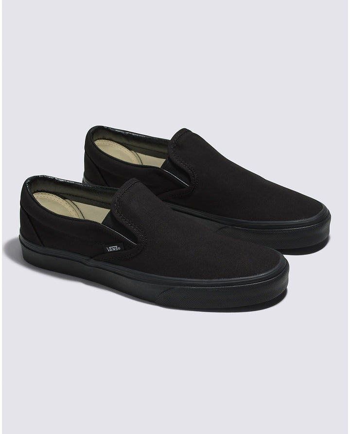 Vans Classic Slip-On Unisex Shoes | Black/Black