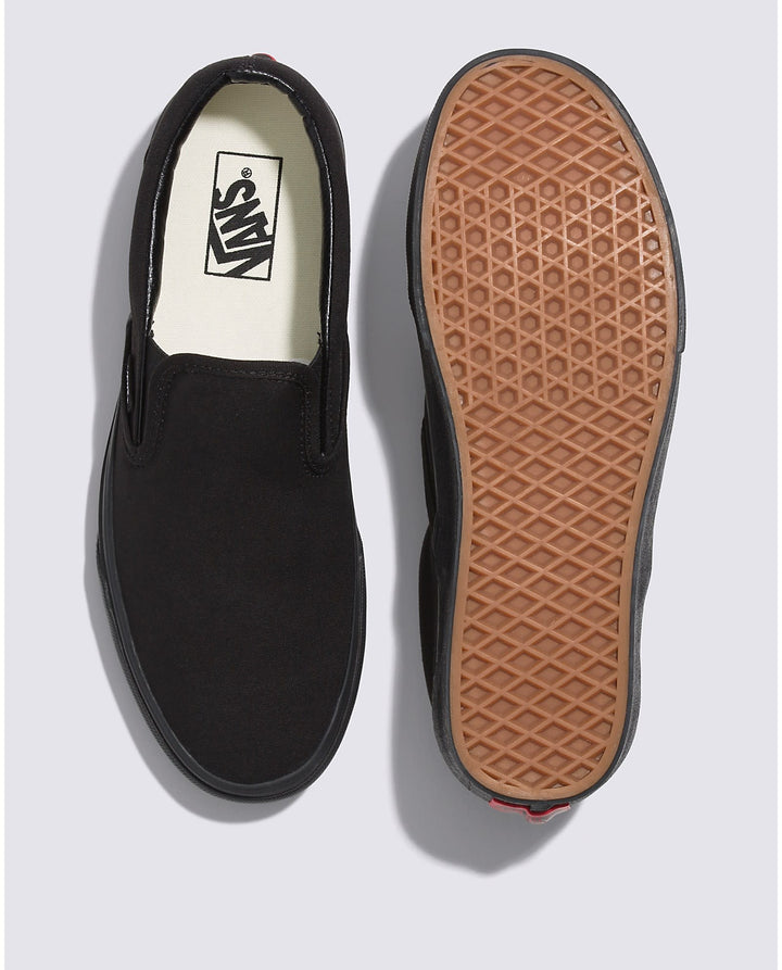 Vans Classic Slip-On Unisex Shoes | Black/Black