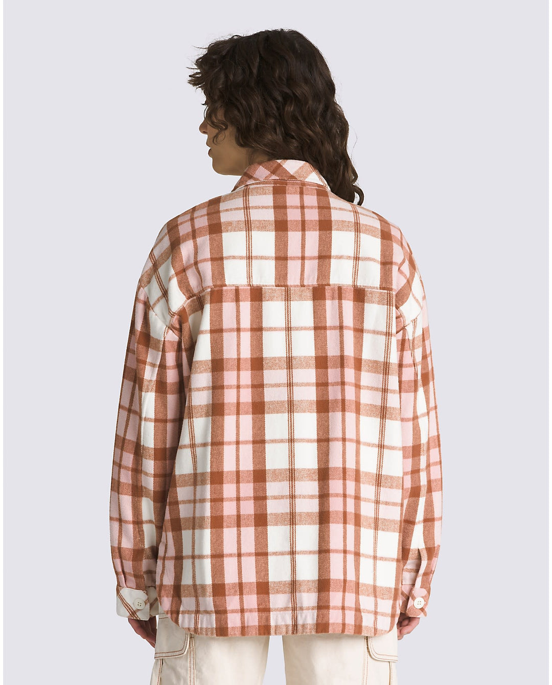 Vans Womens Eliza Ii Os Woven Shacket | Mocha Bisque