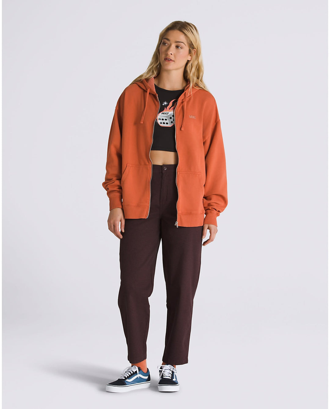 Vans Everyday Oversized Zip Hoodie (Women&