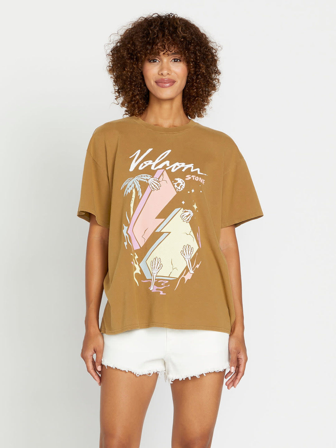 Volcom Stones Throw Tee (Women&