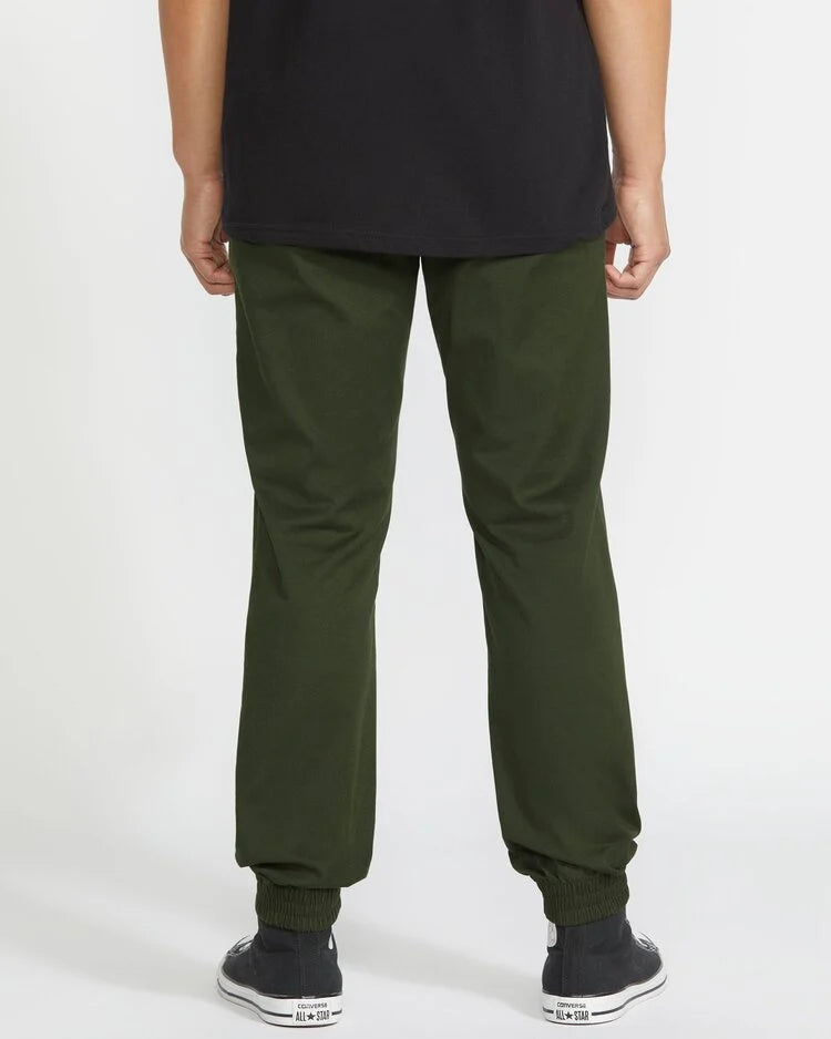 Volcom Frickin Slim Jogger (Mens) | Dark Green