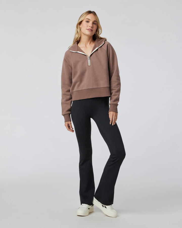 Vuori Halo Slim Flare (Womens) | Black Heather