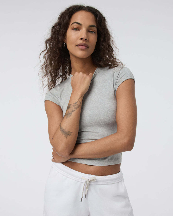 Vuori Short Sleeve Halo Baby Tee (Women&