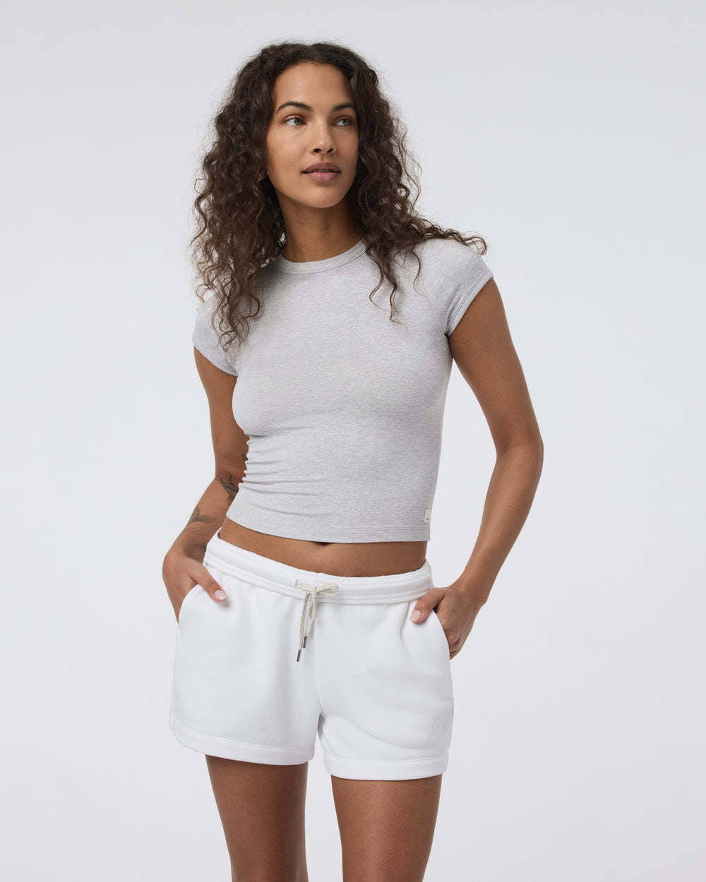 Vuori Short Sleeve Halo Baby Tee (Women&