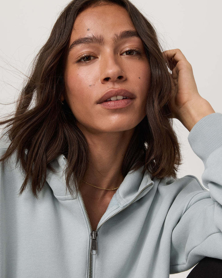 Vuori Restore Oversized Half Zip Hoodie (Women&