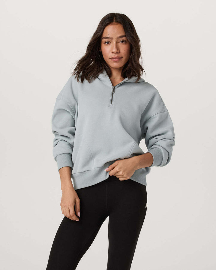Vuori Restore Oversized Half Zip Hoodie (Women&