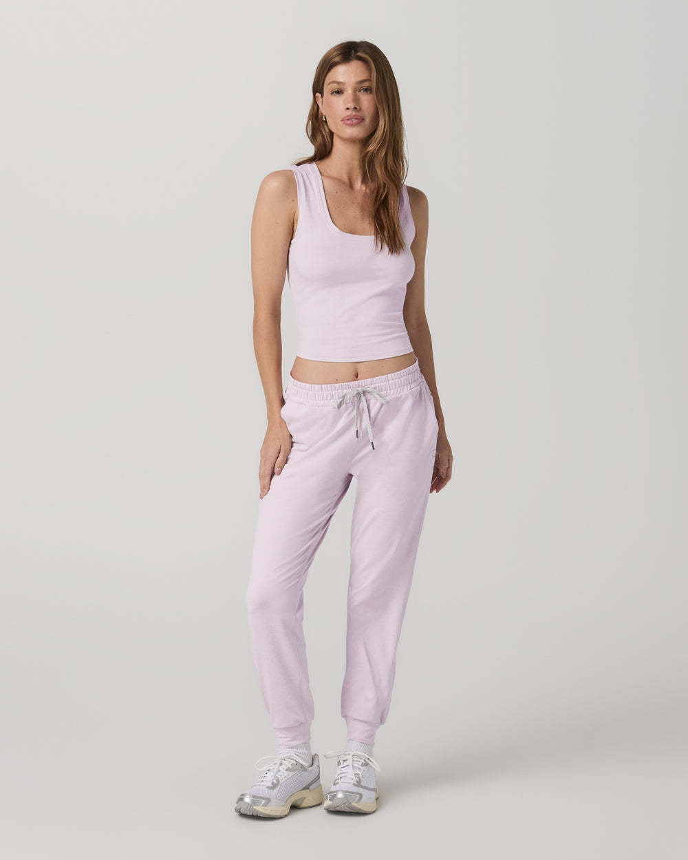 Vuori Performance Jogger (Womens) | Lilac Breeze Htr