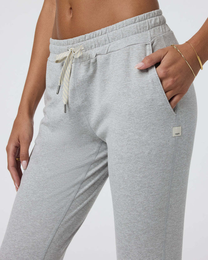 Vuori Performance Jogger (Womens) | Pale Grey Heather