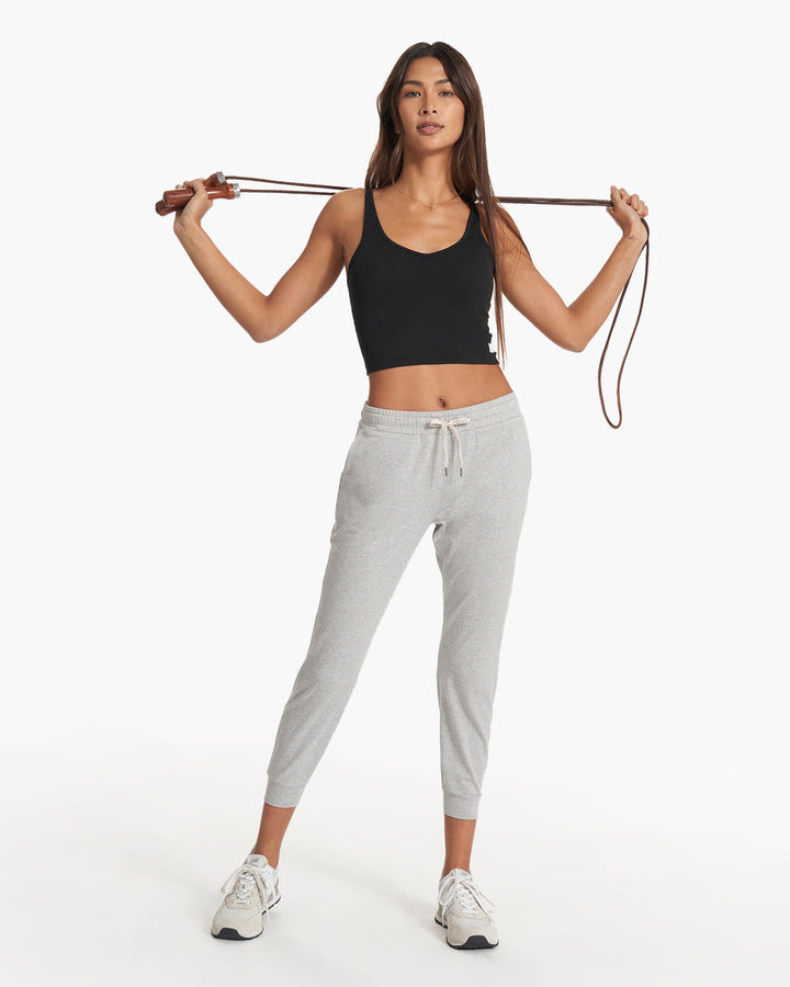 Vuori Performance Jogger (Womens) | Pale Grey Heather