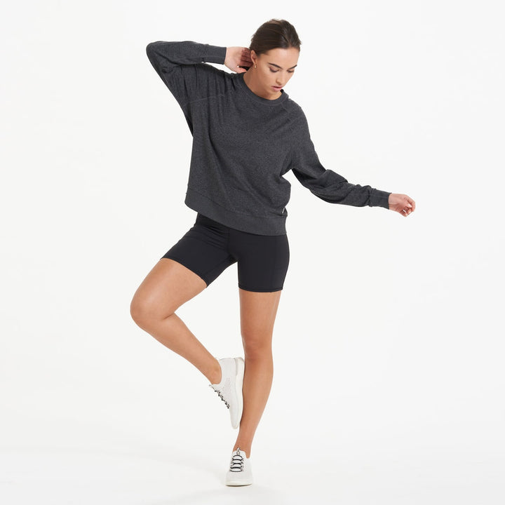 Vuori Studio Pocket Short (Womens) | Black