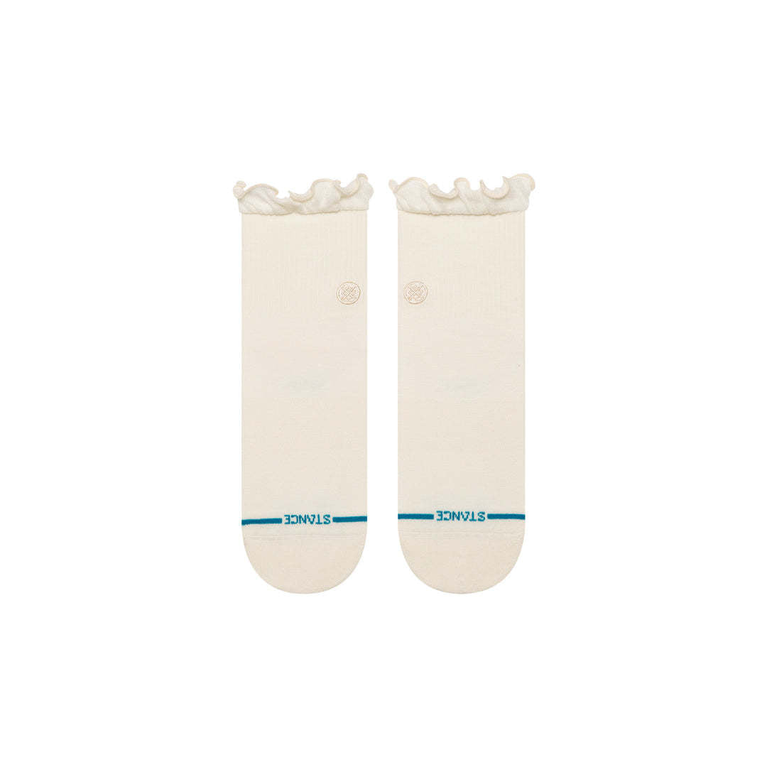Stance Ruffle Icon Quarter (Womens) | Ivory