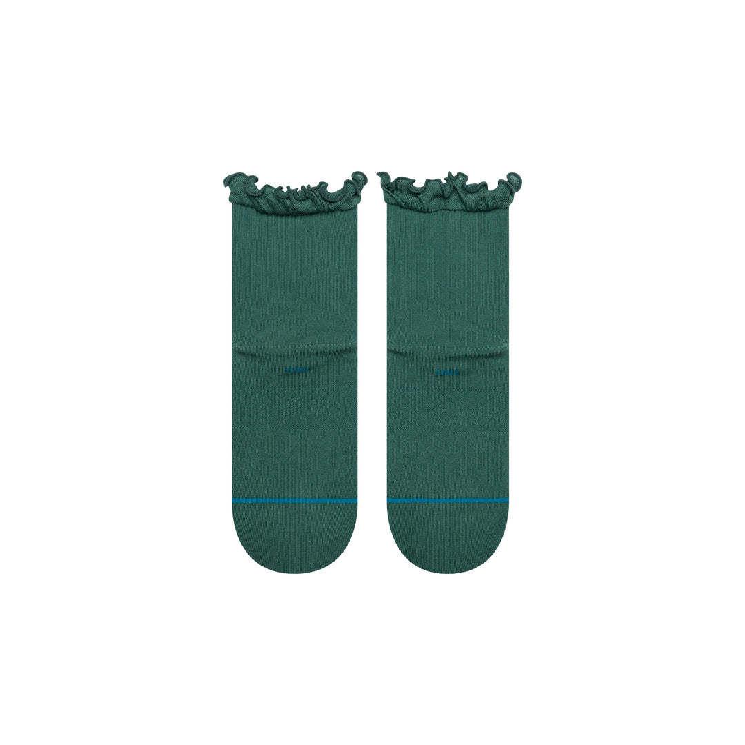 Stance Ruffle Icon Quarter (Womens) | Teal