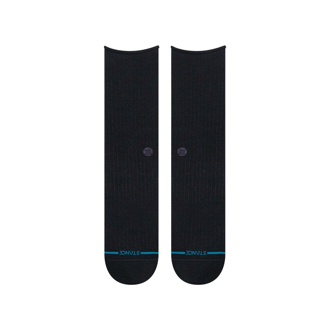 Stance Rolled Solid Crew (Womens) | Black