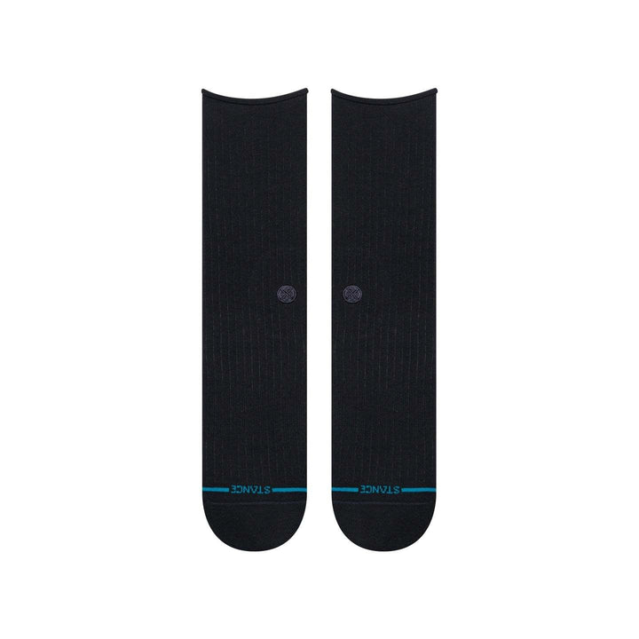 Stance Rolled Solid Crew (Womens) | Black