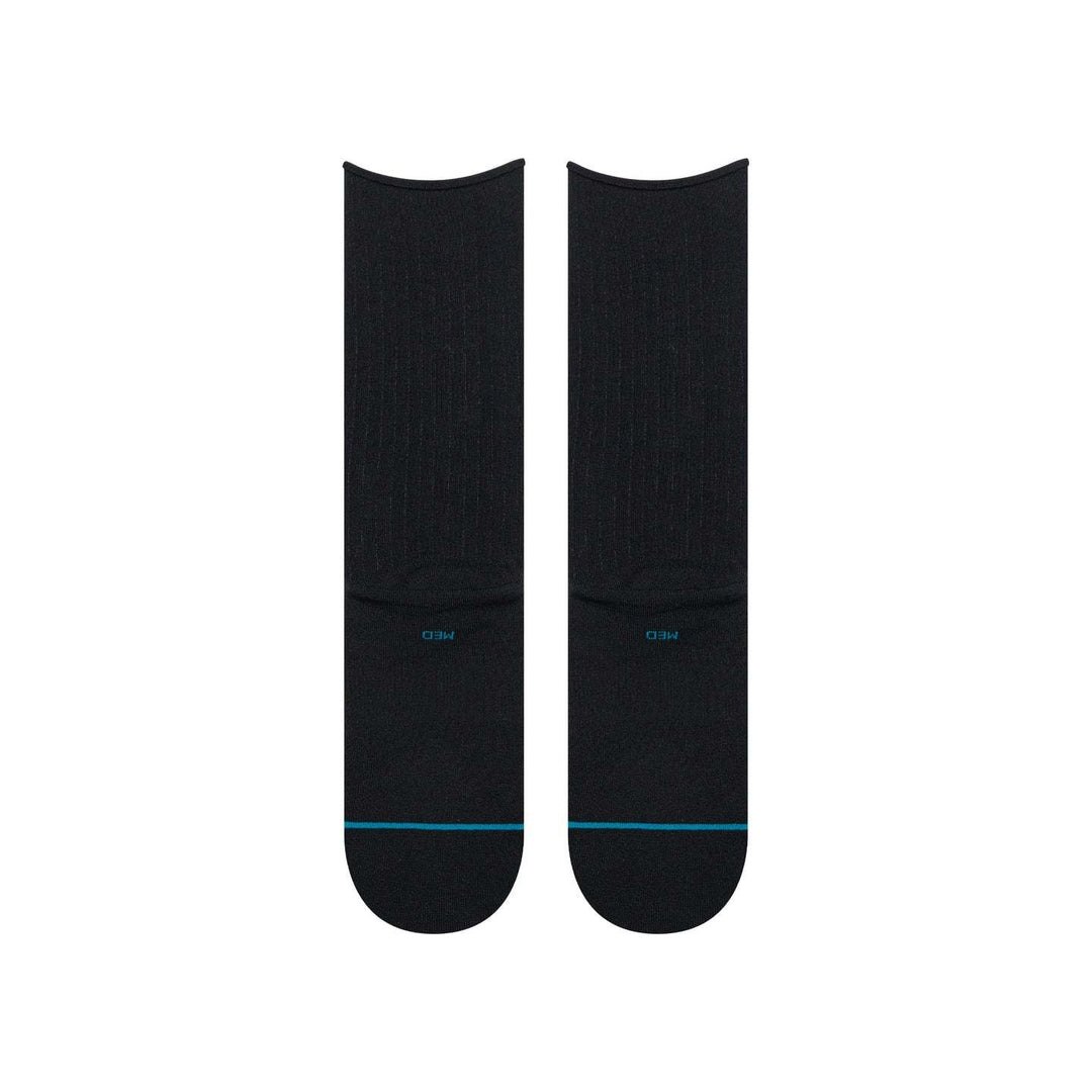 Stance Rolled Solid Crew (Womens) | Black