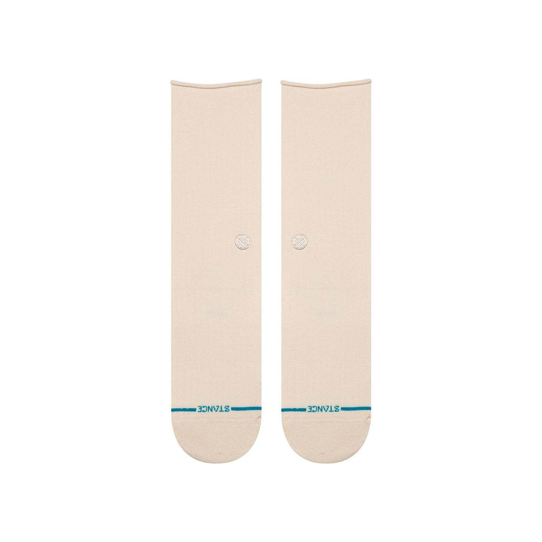 Stance Rolled Solid Crew (Womens) | Oatmeal