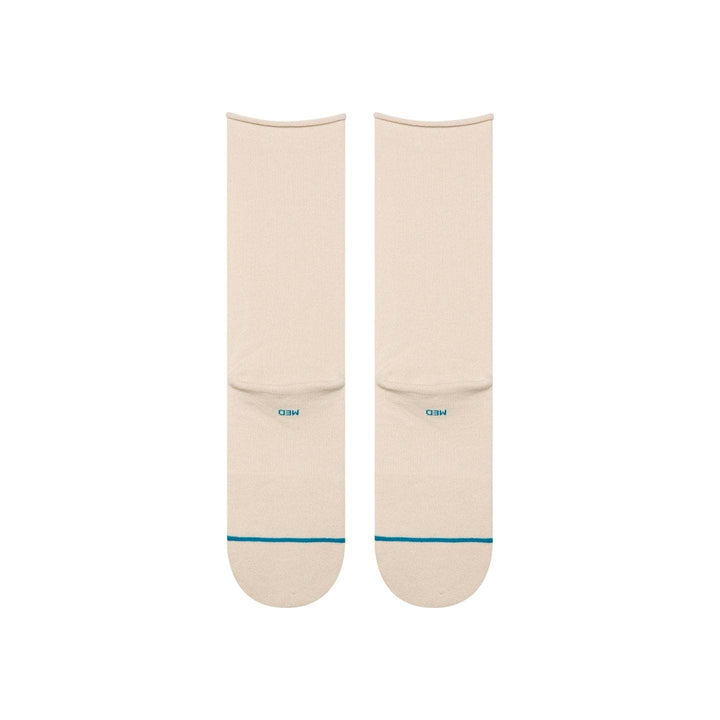 Stance Rolled Solid Crew (Womens) | Oatmeal