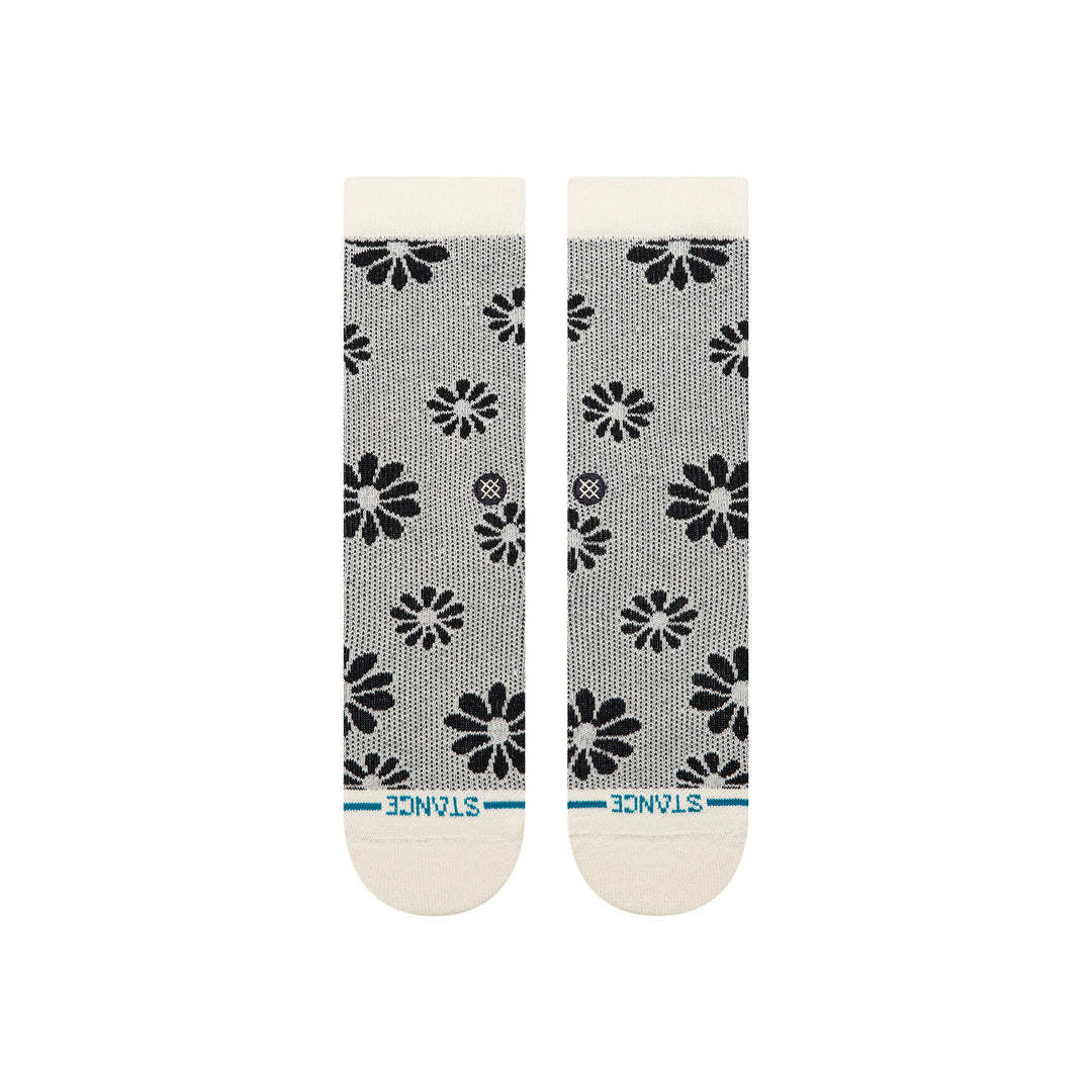 Stance Floral Stitch Crew (Womens) | Ivory