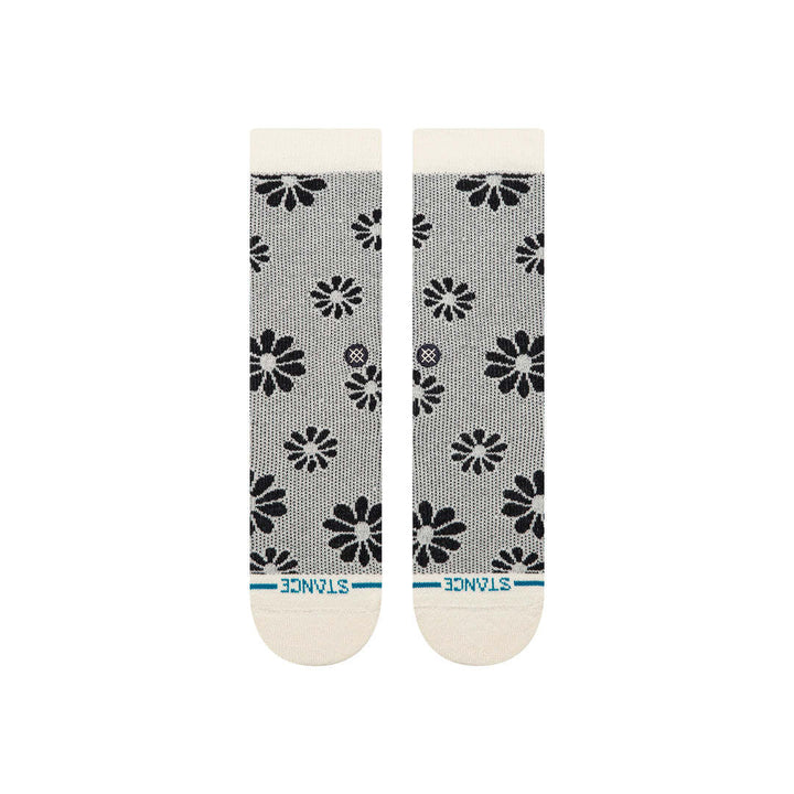 Stance Floral Stitch Crew (Womens) | Ivory