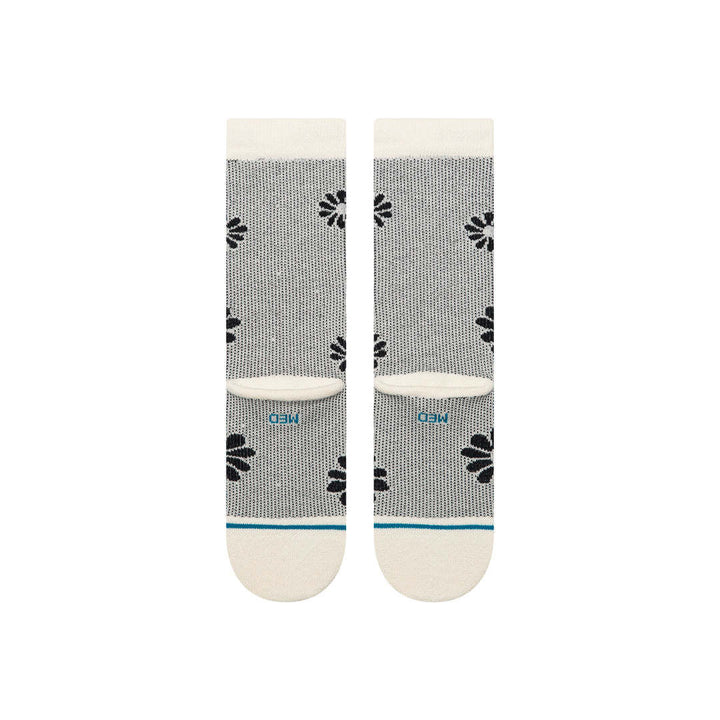 Stance Floral Stitch Crew (Womens) | Ivory