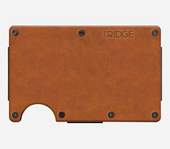 Ridge Aluminum - Cash Strap |  Tobacco Brown Leather