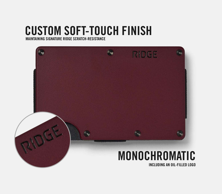 Ridge Aluminum - Cash Strap | Black Cherry