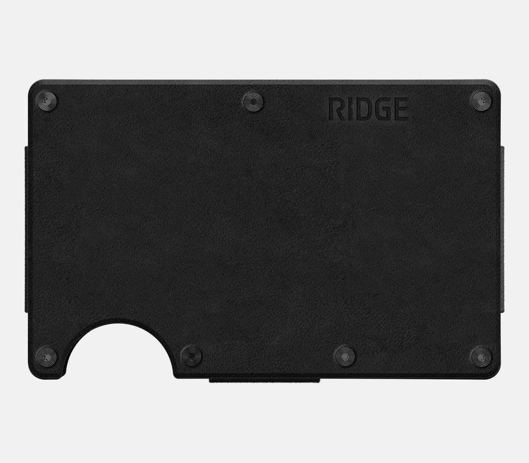 Ridge Aluminum - Cash Strap | Midnight Black Leather
