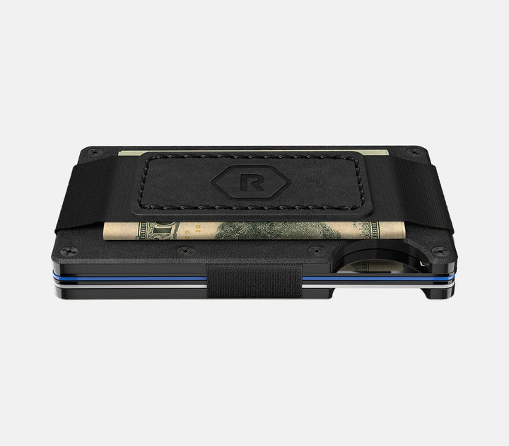 Ridge Aluminum - Cash Strap | Midnight Black Leather