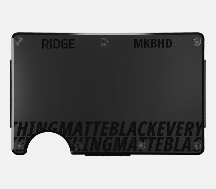 Ridge Aluminum X MKBHD - Both | Matte Black Everything