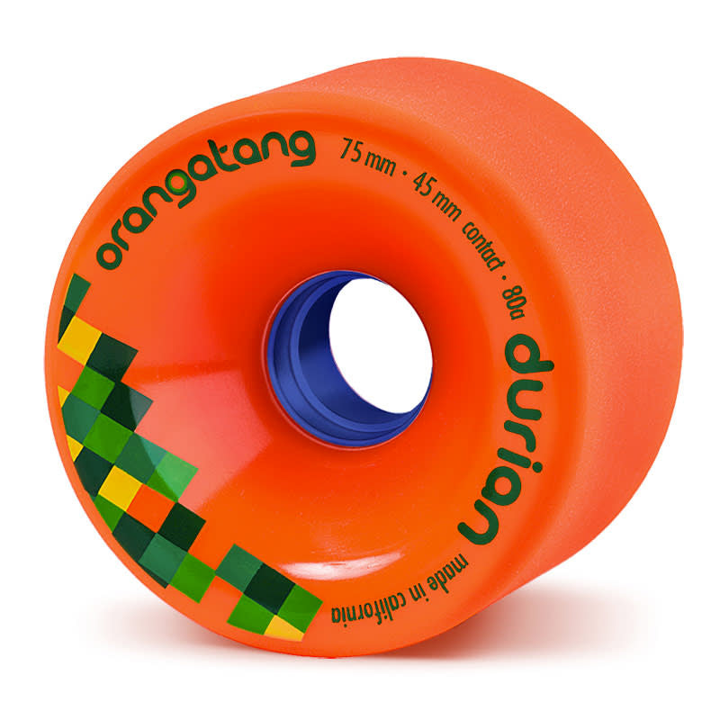 Orangatang Durian Wheels | Orange 80A 75Mm