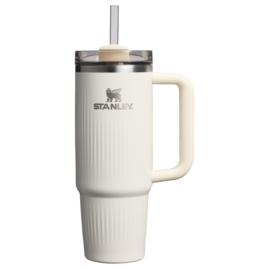 Stanley The Quencher H2.0 Fluted Tumbler 30 Oz | Cream Gloss