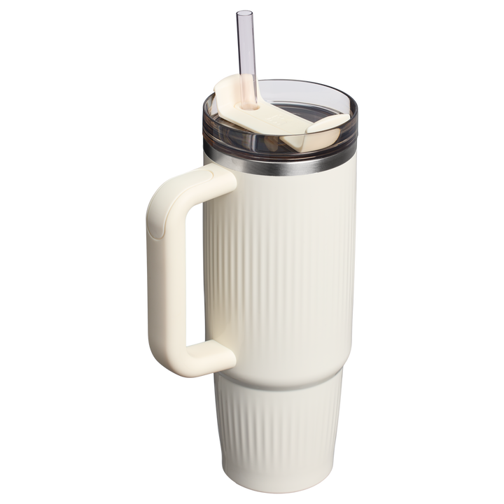 Stanley The Quencher H2.0 Fluted Tumbler 30 Oz | Cream Gloss