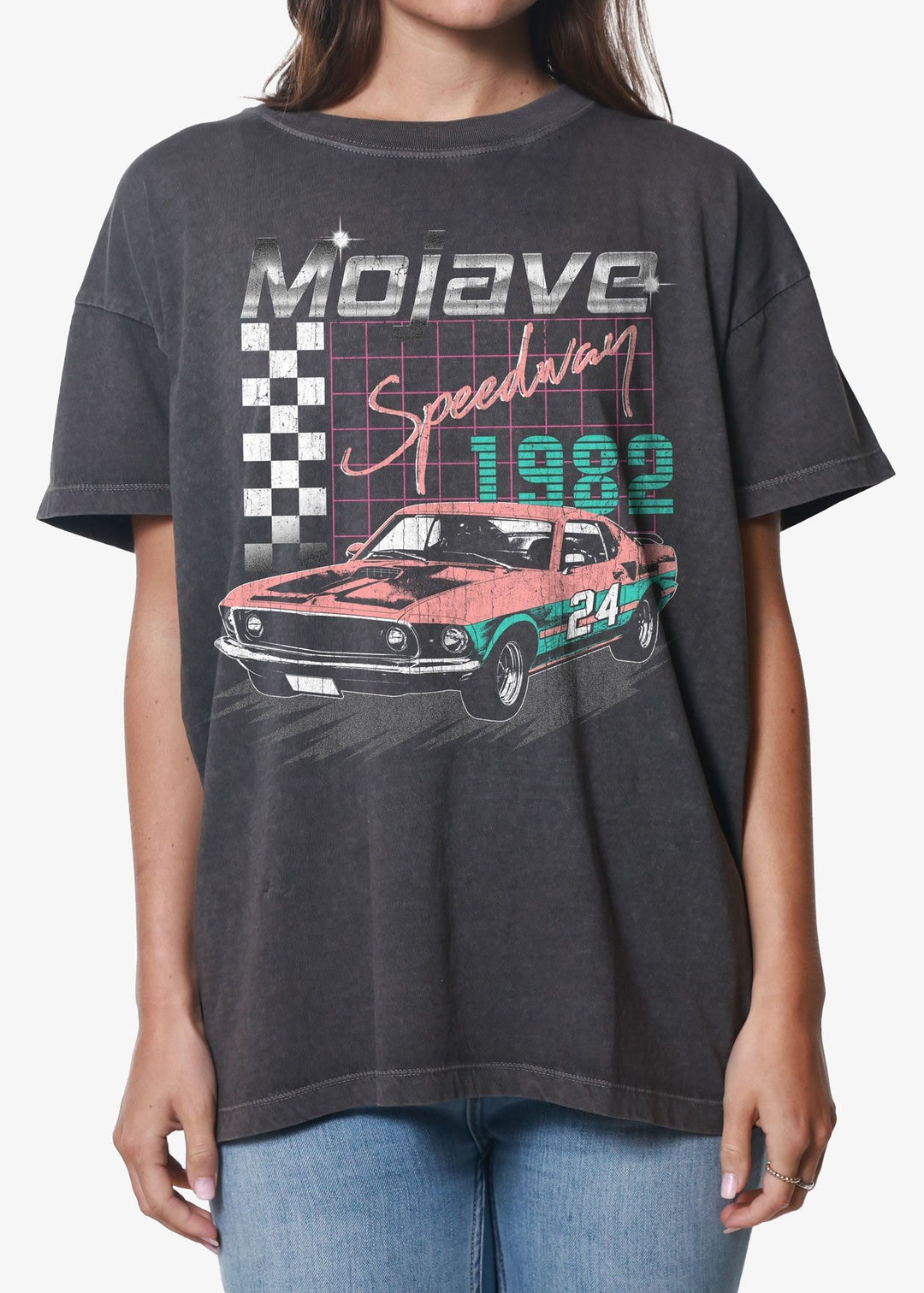 Girl Dangerous Mojave Speedway Oversized Tee (Women&