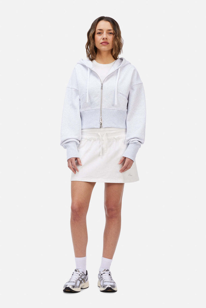 Dime Cropped Zip Hoodie (Women&