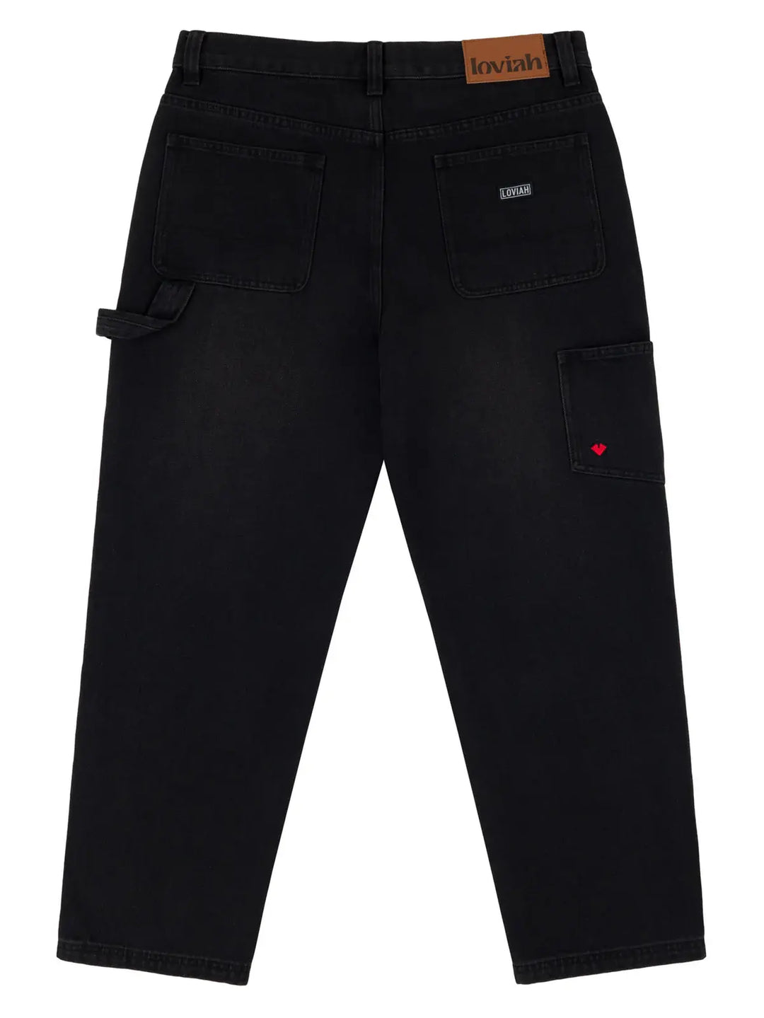 Loviah Work Denim Sand Blasted | Dirty Wash Black Fade 34