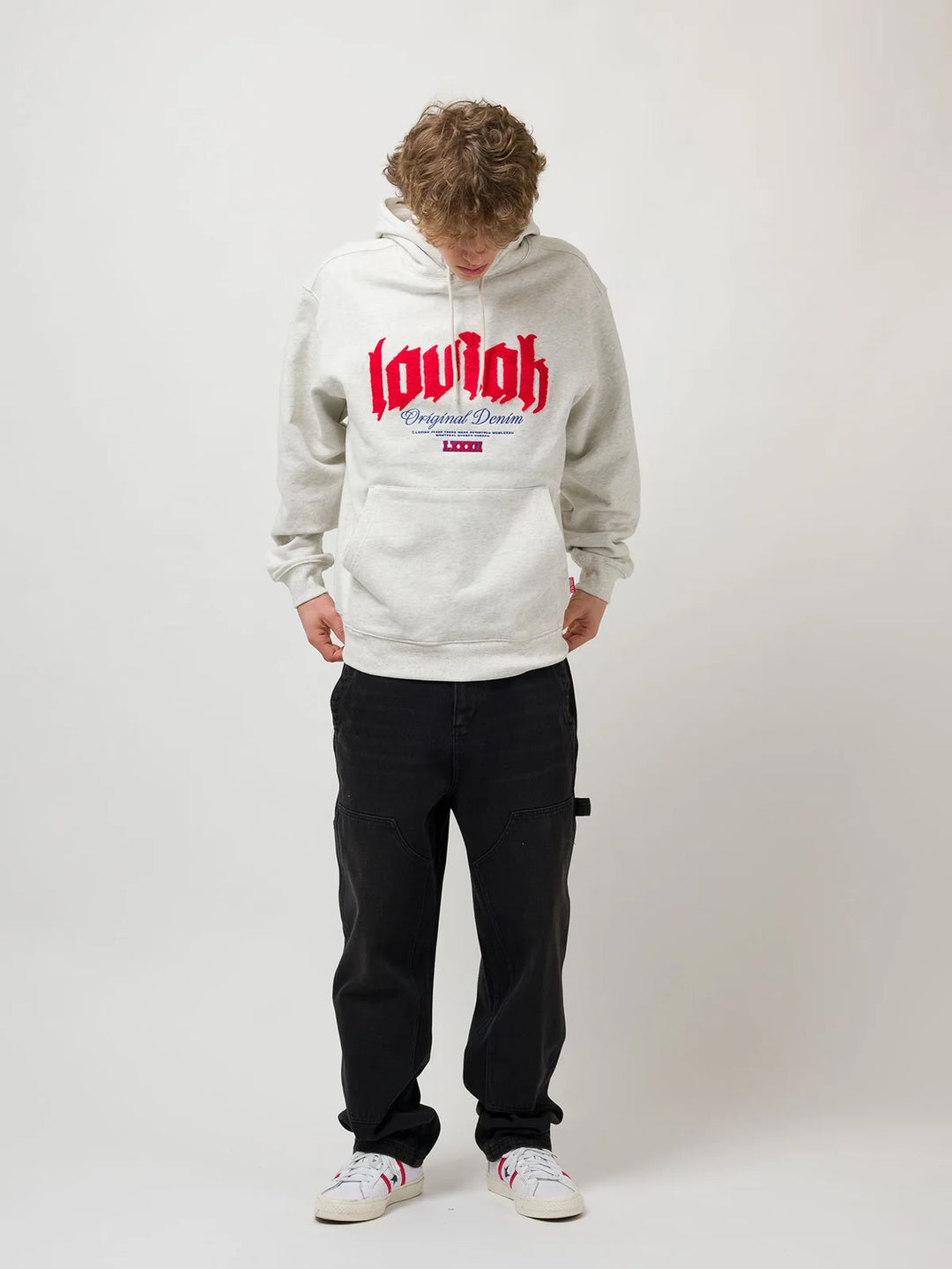Loviah Work Denim Sand Blasted | Dirty Wash Black Fade 34