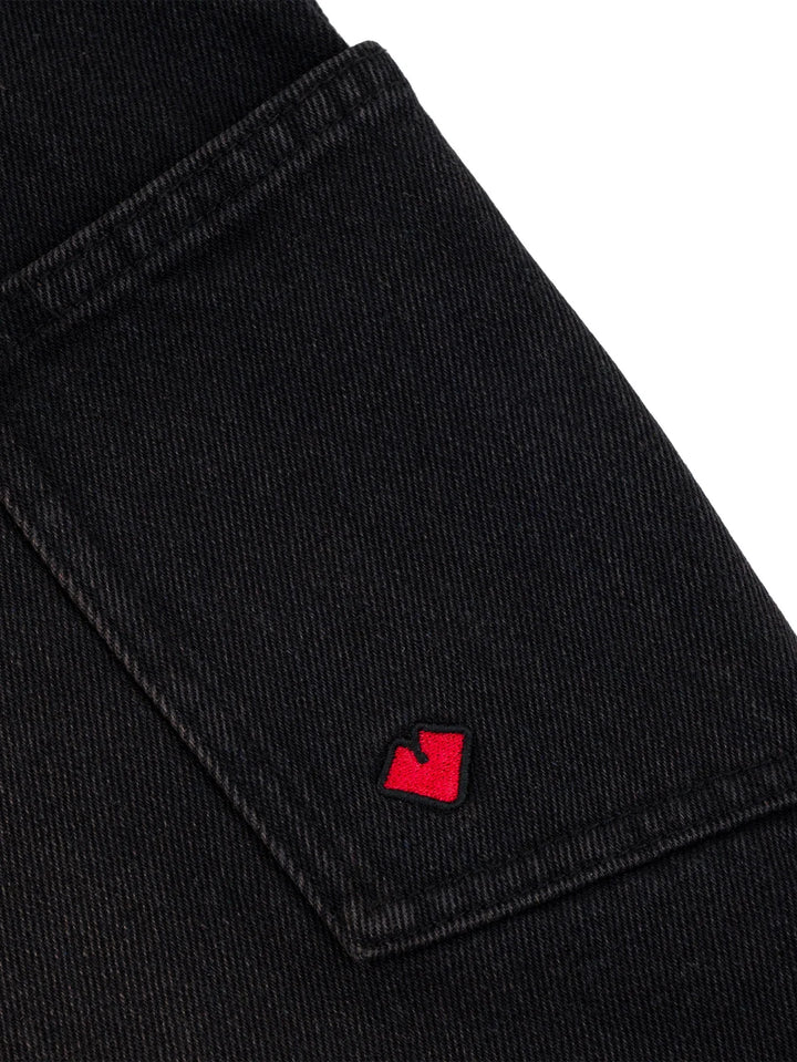 Loviah Work Denim Sand Blasted | Dirty Wash Black Fade 34
