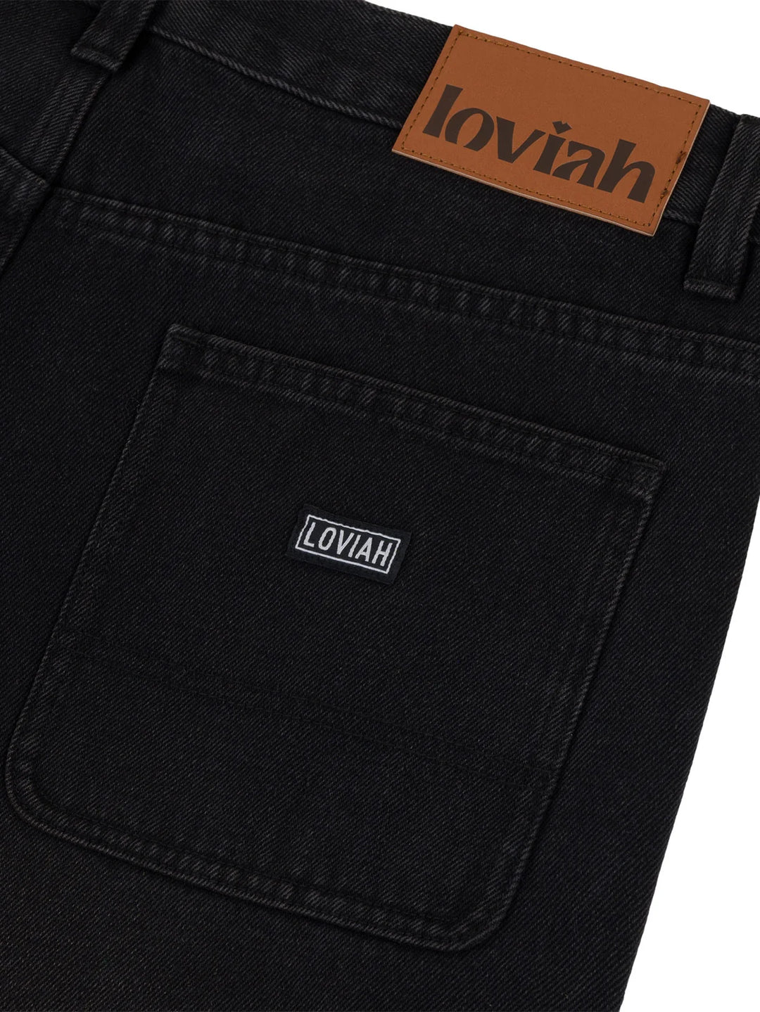 Loviah Work Denim Sand Blasted | Dirty Wash Black Fade 34