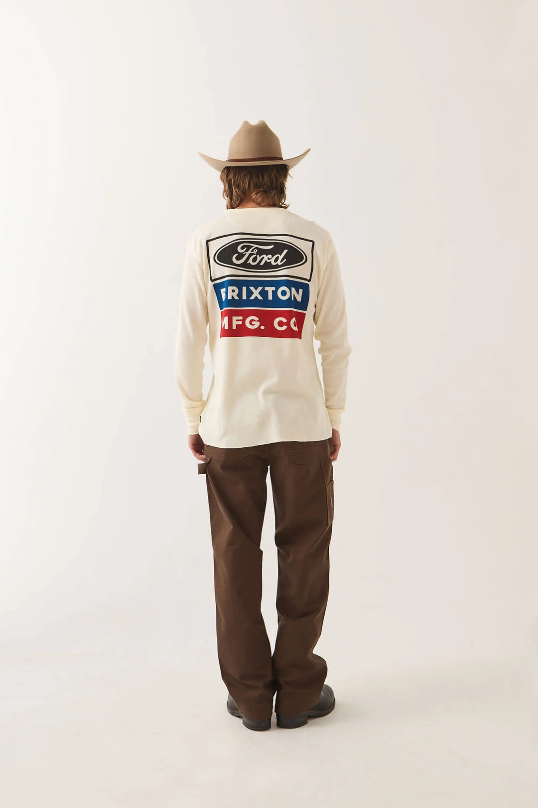 Brixton Mens Ford Service Dept Waffle L/S
